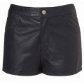 Leather Shorts Women 